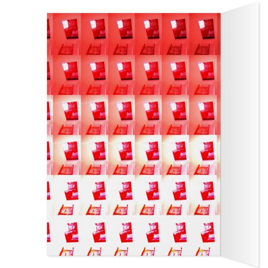 Opening in Red and White Step by Step Card (Inside (Left))