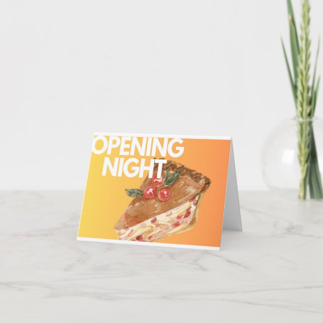 Opening Night Card  (Front)