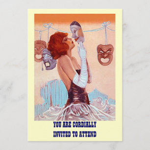 OPENING NIGHT PLAY~THEATRE INVITE ~EZ TO CUSTOMIZE