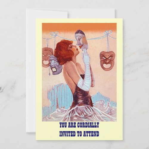 OPENING NIGHT PLAY~THEATRE INVITE ~EZ TO CUSTOMIZE