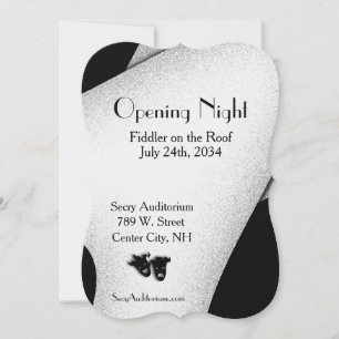 Opening Night Theater Invitation