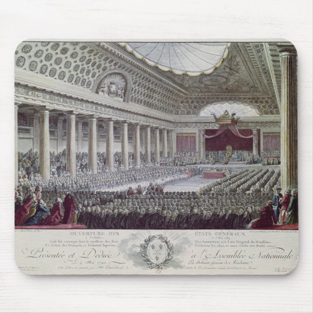 Opening of the Estates General at Versailles Mouse Pad (Front)