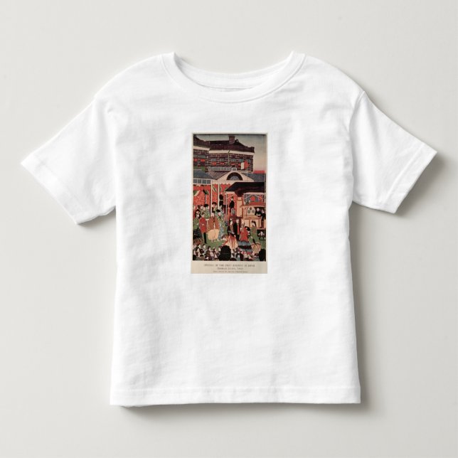 Opening of the First Railway in Japan Toddler T-shirt (Front)