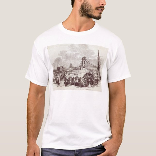 Opening of the Hungerford Suspension Bridge T-Shirt (Front)