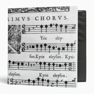 Opening page of the Mass for Double Choir Binder