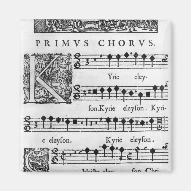 Opening page of the Mass for Double Choir Magnet (Front)