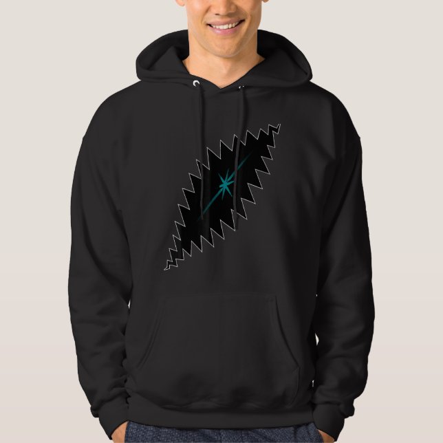 Opening Up Teal Hoodie (Front)