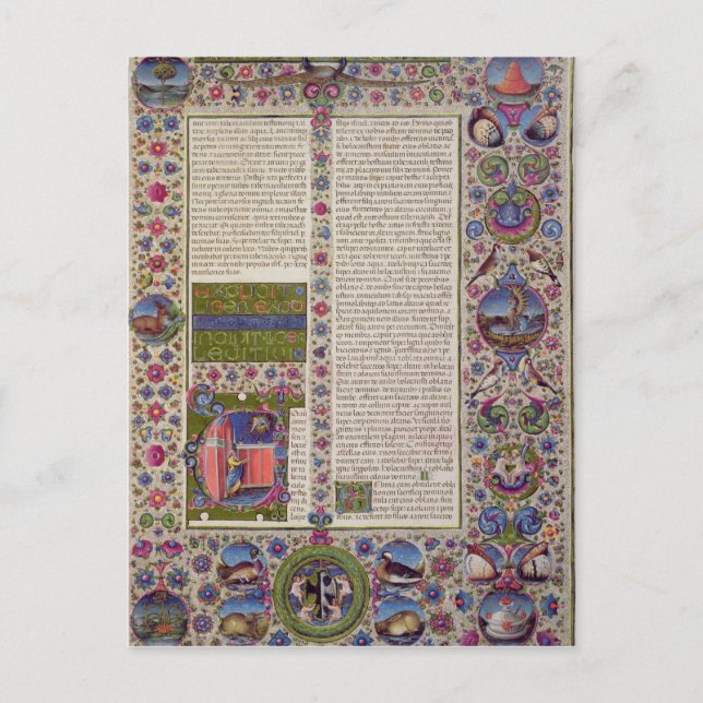 Opening words of Leviticus Postcard (Front)