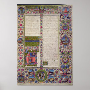 Opening words of Leviticus Poster