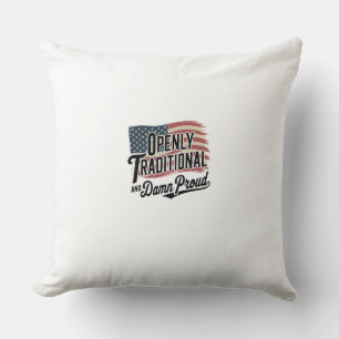 OPENLY TRADITIONAL  THROW PILLOW