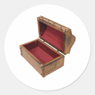 OpenTreasureChest100309 Classic Round Sticker