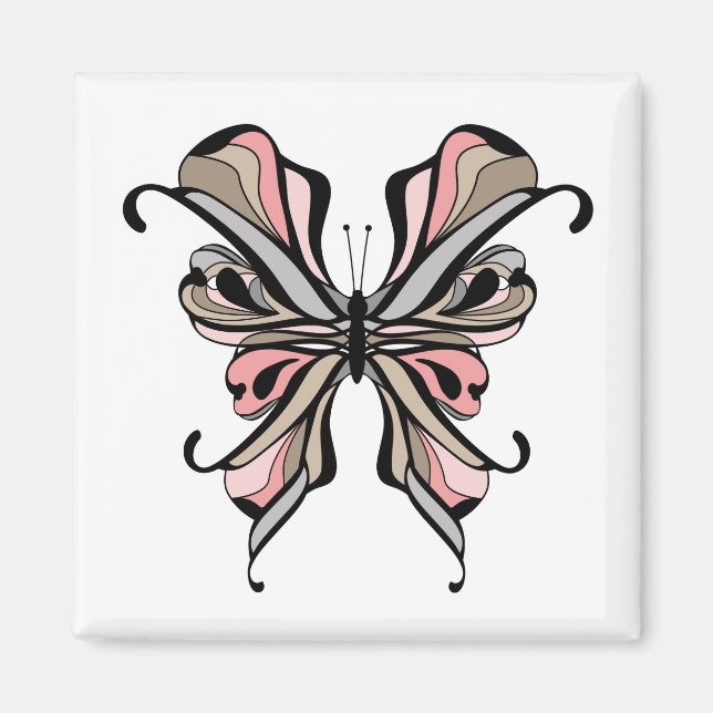 Openwork butterfly magnet (Front)