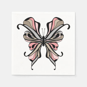 Openwork butterfly napkins