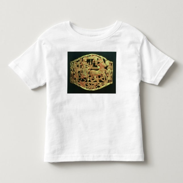 Openwork plaque or buckle toddler t-shirt (Front)