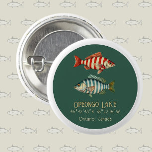 Opeongo Lake Ontario Canada fish fishing  Button