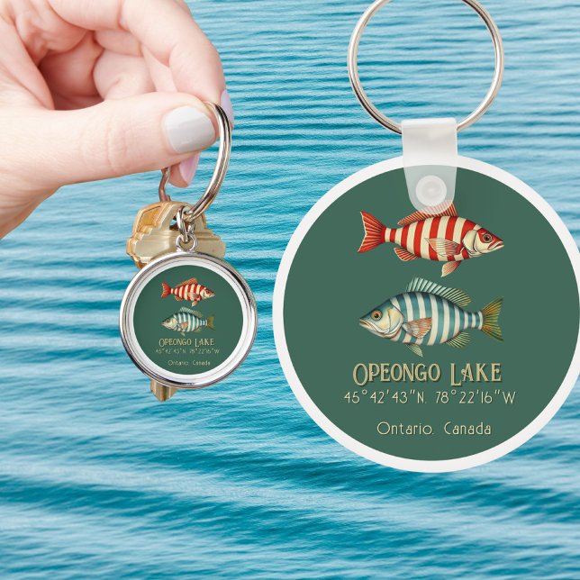 Opeongo Lake Ontario Canada souvenir  Keychain (Creator Uploaded)