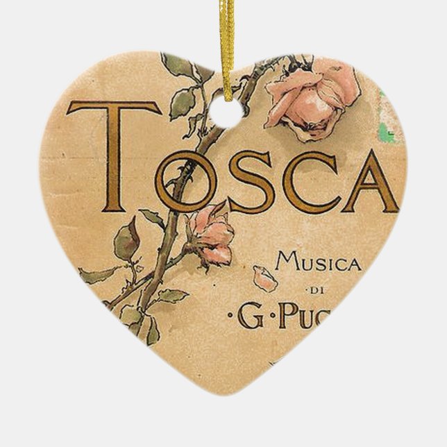 opera art ceramic ornament (Front)