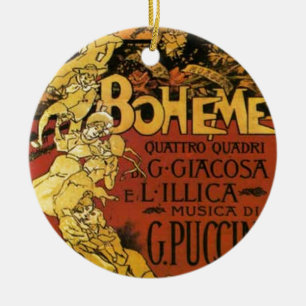 opera art ceramic ornament