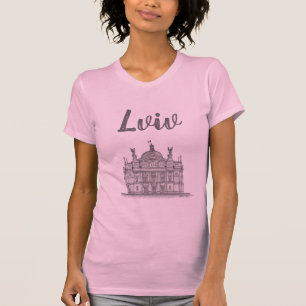 Opera + Ballet Theatre, Lviv, Ukraine T-Shirt