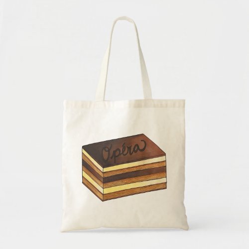 Opra Cake French Pastry Patisserie Dessert Food Tote Bag
