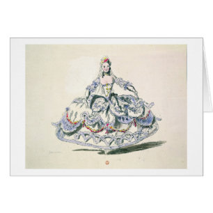Opera Costume, from the Menus Plaisirs Collection, Cards