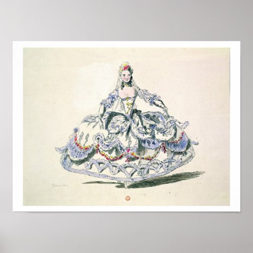 Opera Costume from the Menus Plaisirs Collection Poster