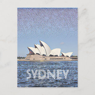 opera glimmer sydney postcard