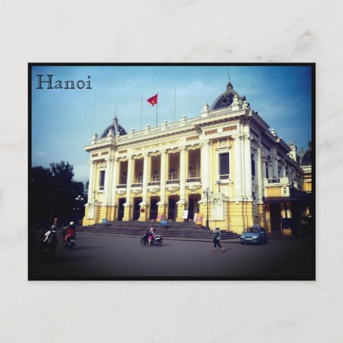 opera grand hanoi postcard