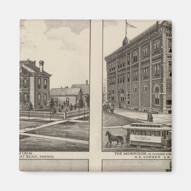 Opera House and Residences in Kansas Magnet (Front)