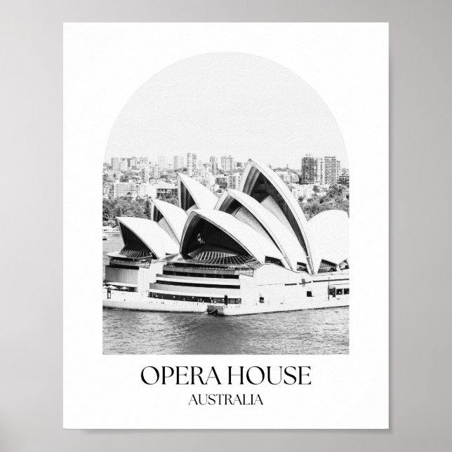 Opera House Australia Arch Photo Print (Front)