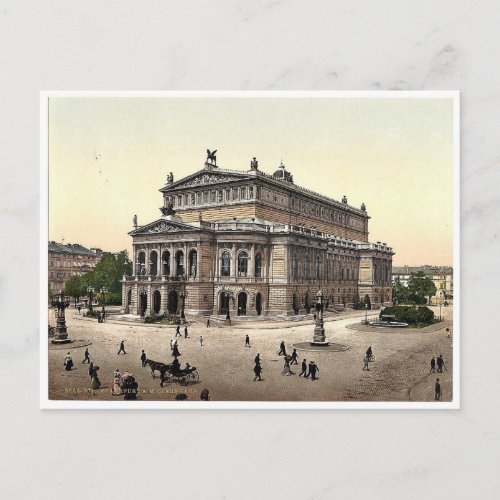 Opera House Frankfort on Main ie Frankfurt am Postcard