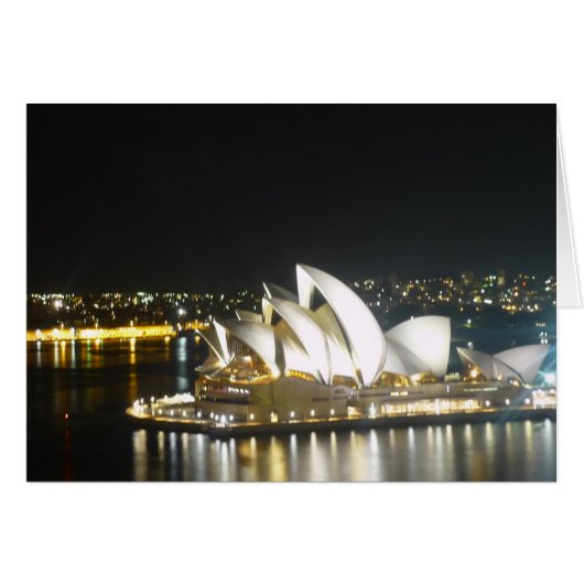 opera house night cards (Front Horizontal)