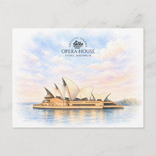 Opera House Sydne   Famous Iconic Landmark Postcard