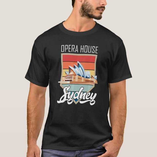 Opera House Sydney From Australia Tourist New Sout T-Shirt (Front)