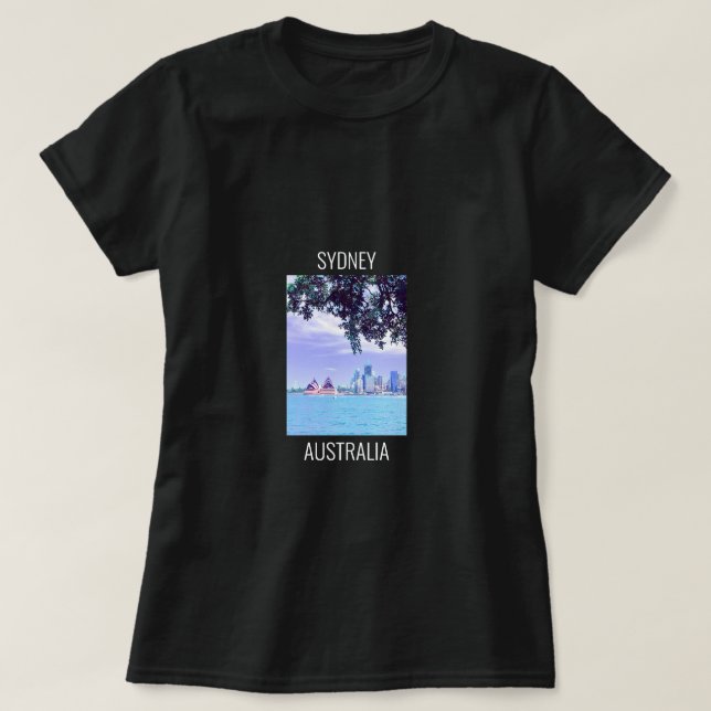 Opera House Sydney Harbour water view T-Shirt (Design Front)