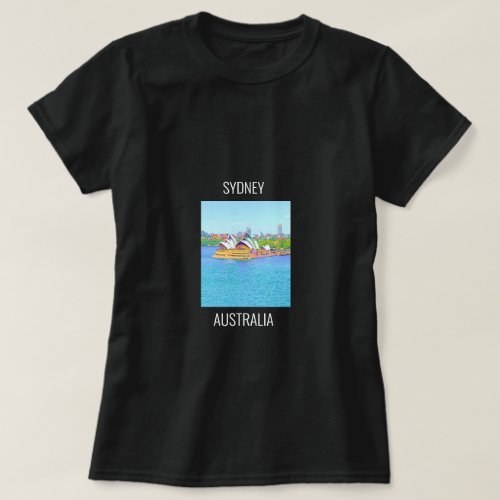 Opera House Sydney Harbour water view T_Shirt