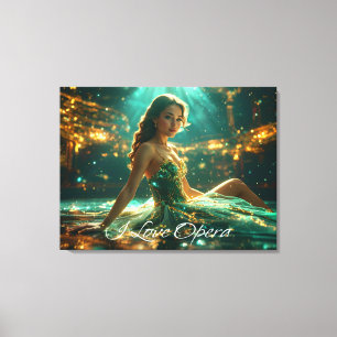 OPERA - I LOVE OPERA CANVAS PRINT