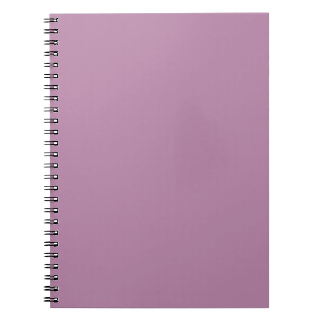 Opera Mauve Classy Color Design Notebook (Front)