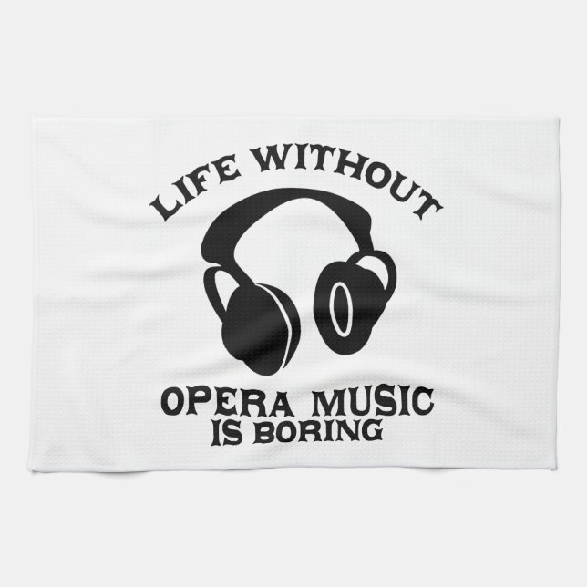 Opera Music designs Towel (Horizontal)