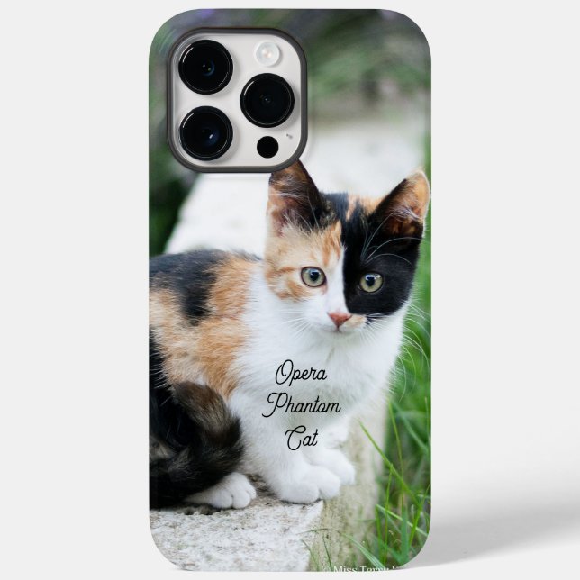 Opera Phantom Cat Case-Mate iPhone Case (Back)