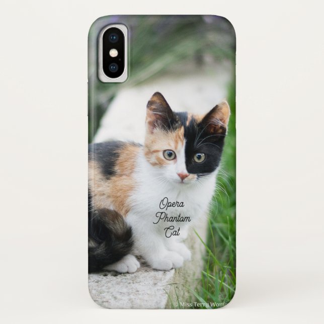 Opera Phantom Cat Case-Mate iPhone Case (Back)