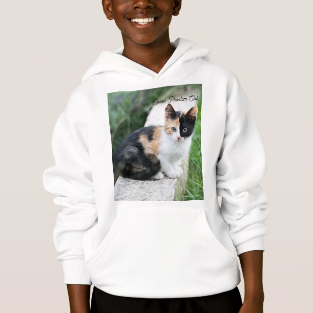 Opera Phantom Cat Hoodie (Front)