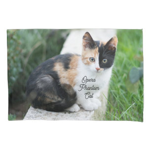 Opera Phantom Cat Pillow Case