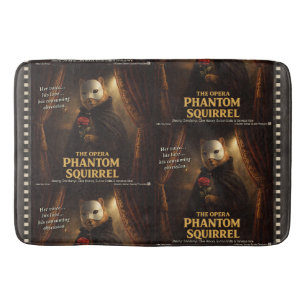 Opera Phantom Squirrel Parody Bath Mat