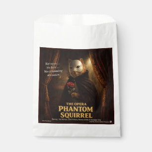 Opera Phantom Squirrel Parody Favor Bag