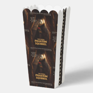 Opera Phantom Squirrel Parody Favor Boxes