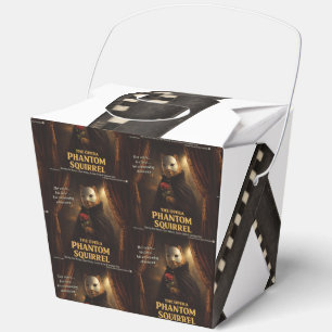 Opera Phantom Squirrel Parody Favor Boxes