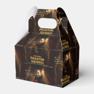 Opera Phantom Squirrel Parody Favor Boxes