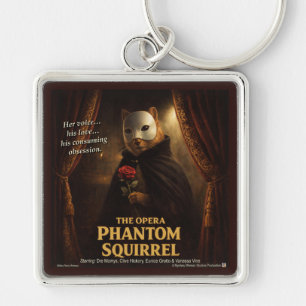Opera Phantom Squirrel Parody Keychain
