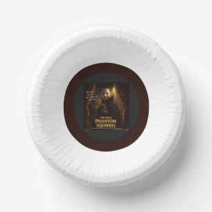 Opera Phantom Squirrel Parody Paper Bowls